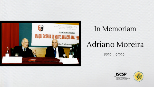 In Memoriam "Adriano Moreira e os Estudos Asiáticos"